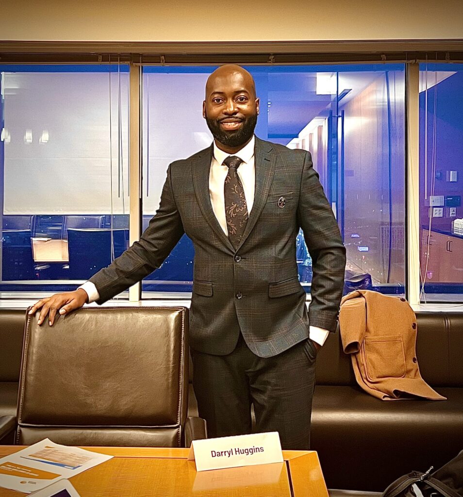 Recent photo of Darryl at his first Summer Search board meeting