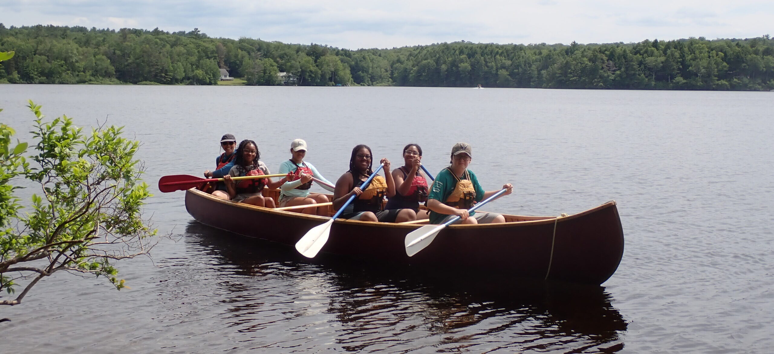 Girls in Canoe