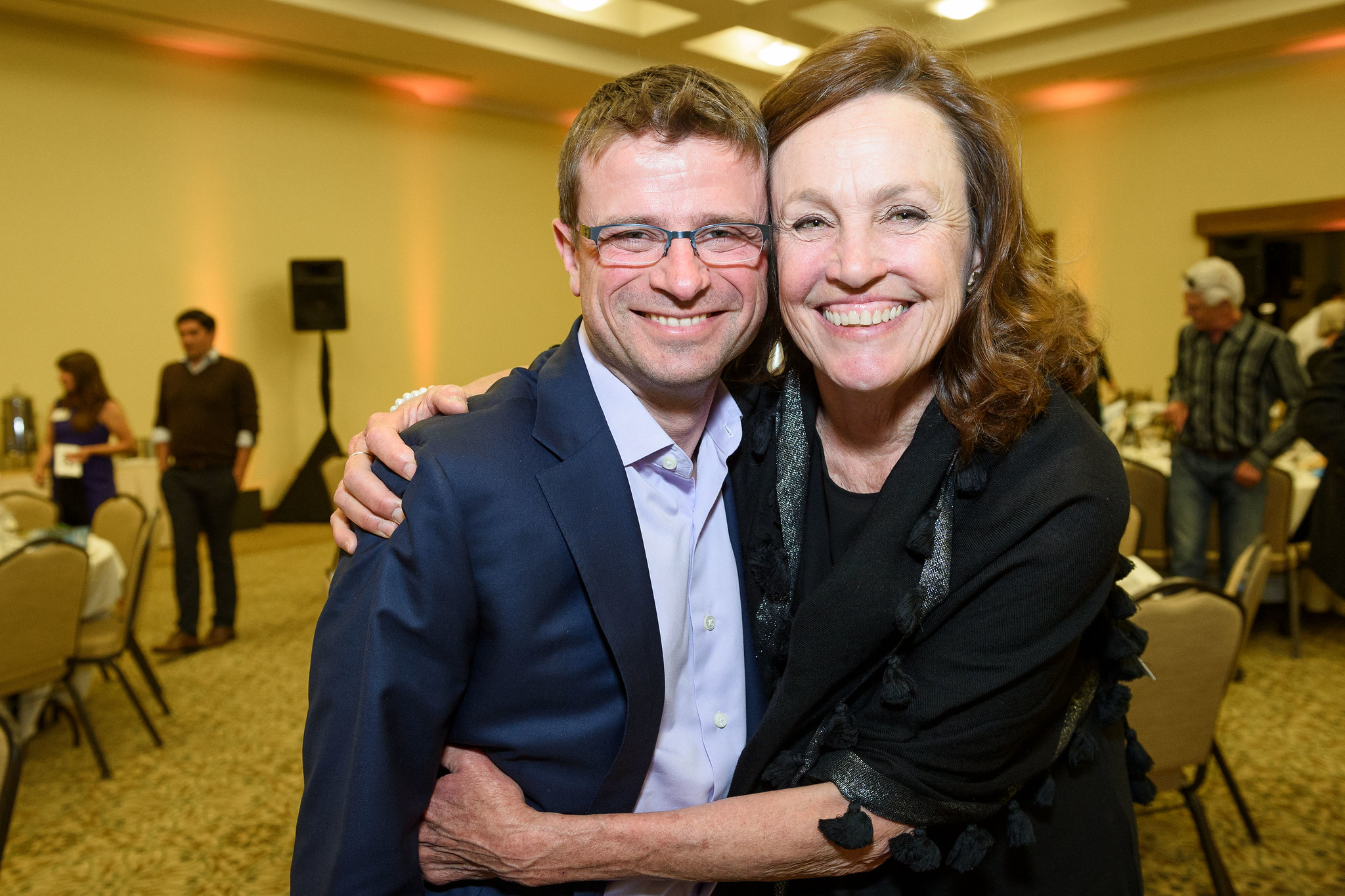 Sasha Kovriga and Linda Mornell in 2018