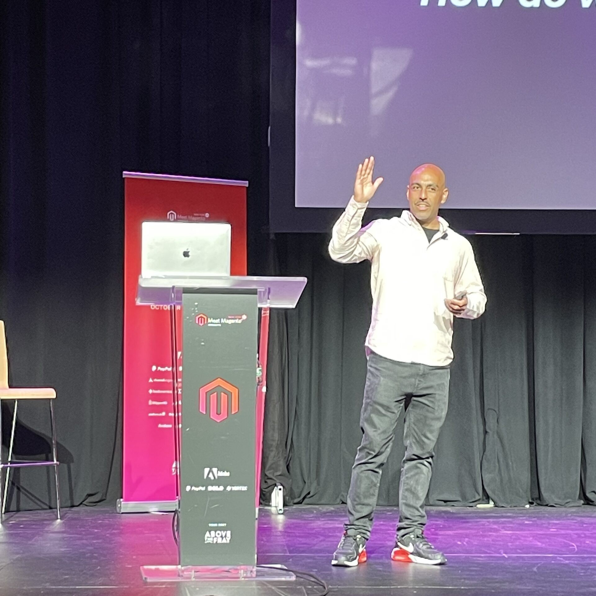 Brian Jenney Representing Clorox at the Meet Magento Conference in NYC